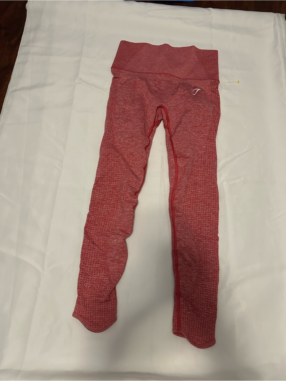 Gymshark Seamless Leggings in Dusty Pink cropped leggings